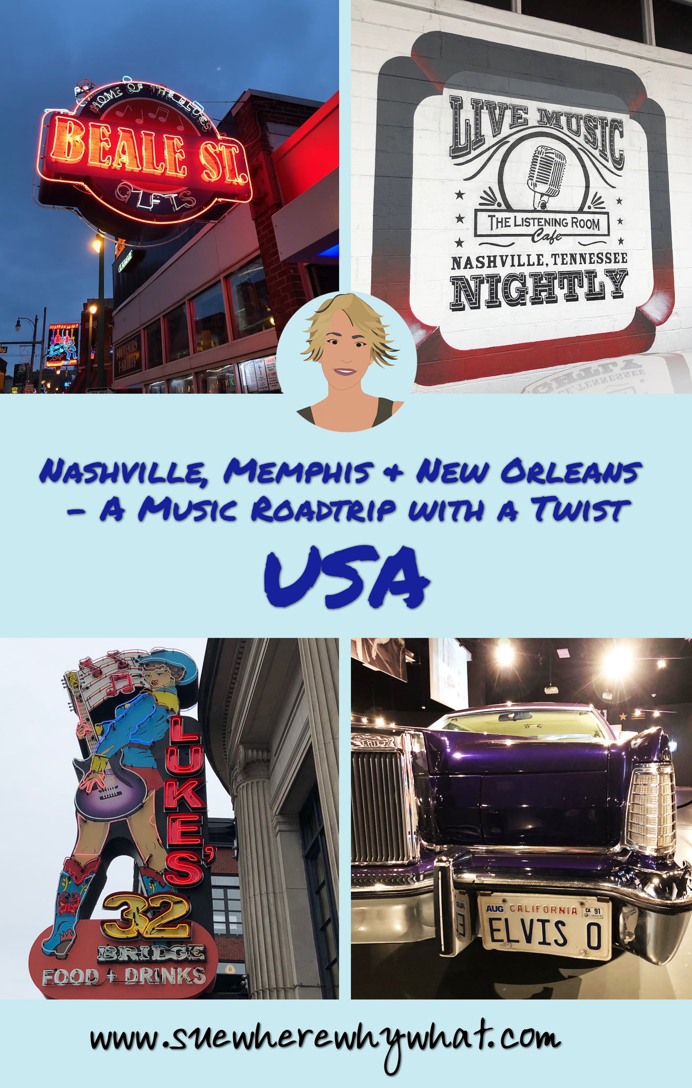 Nashville, Memphis & New Orleans - A Music Roadtrip with a Twist