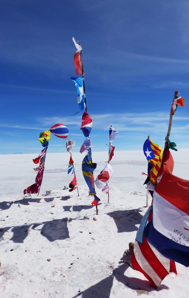 Flags of the World, Salar de Uyuni (Salt Flats), Bolivia