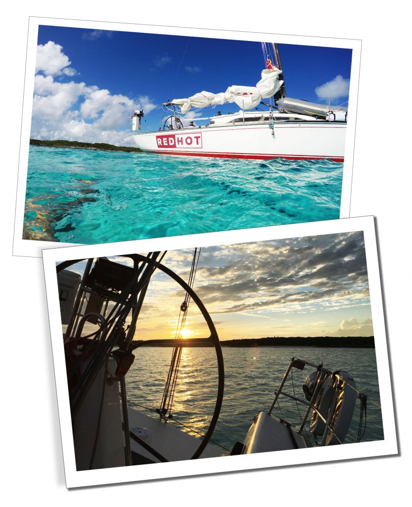 Red hot yacht, Caribbean