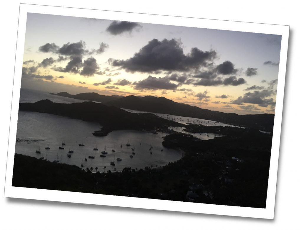 The view of the bay, Shirley Heights, Antigua