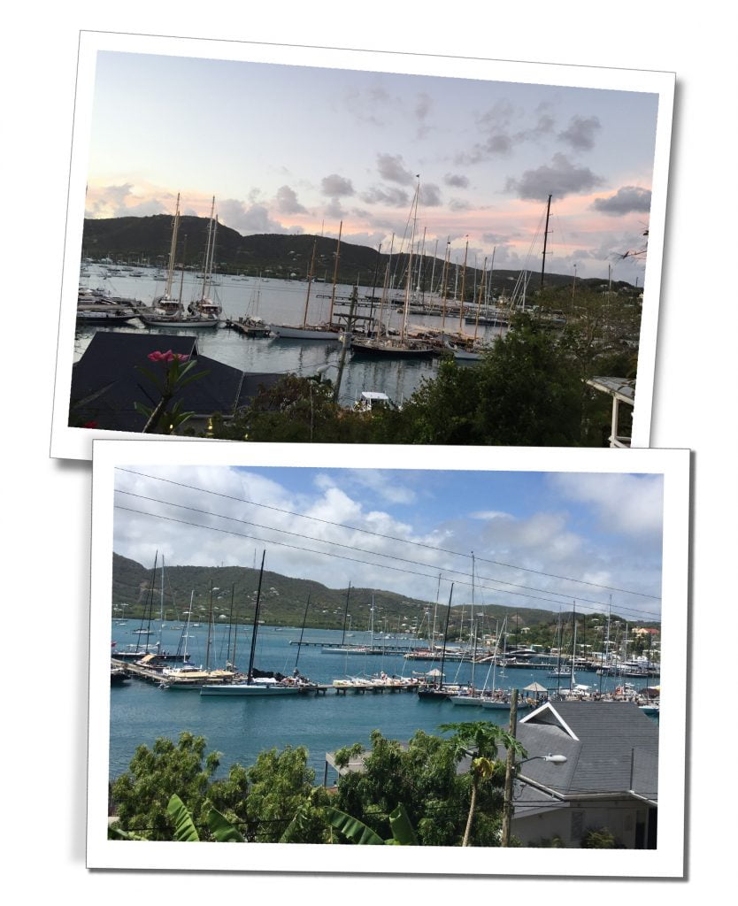 Views of the bay, Antigua, Caribbean