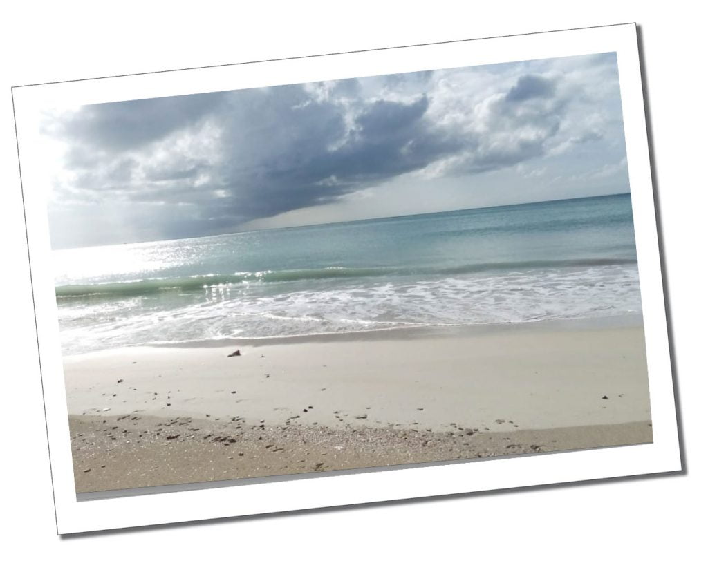 Deserted Fort James beach