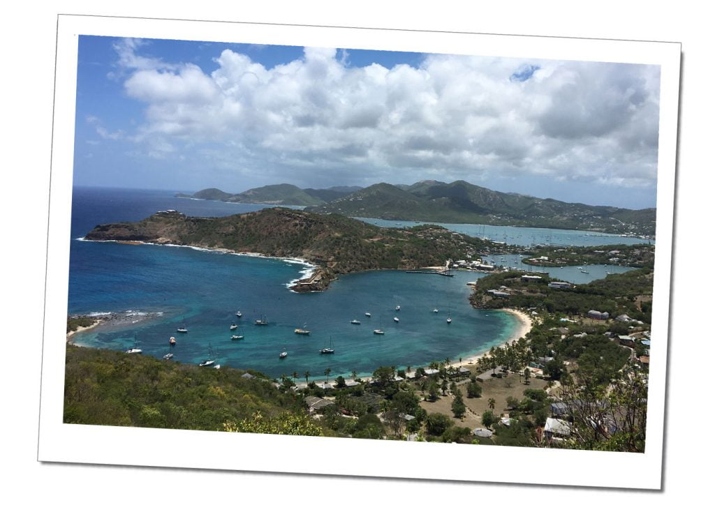 Goat track above Shirley Heights