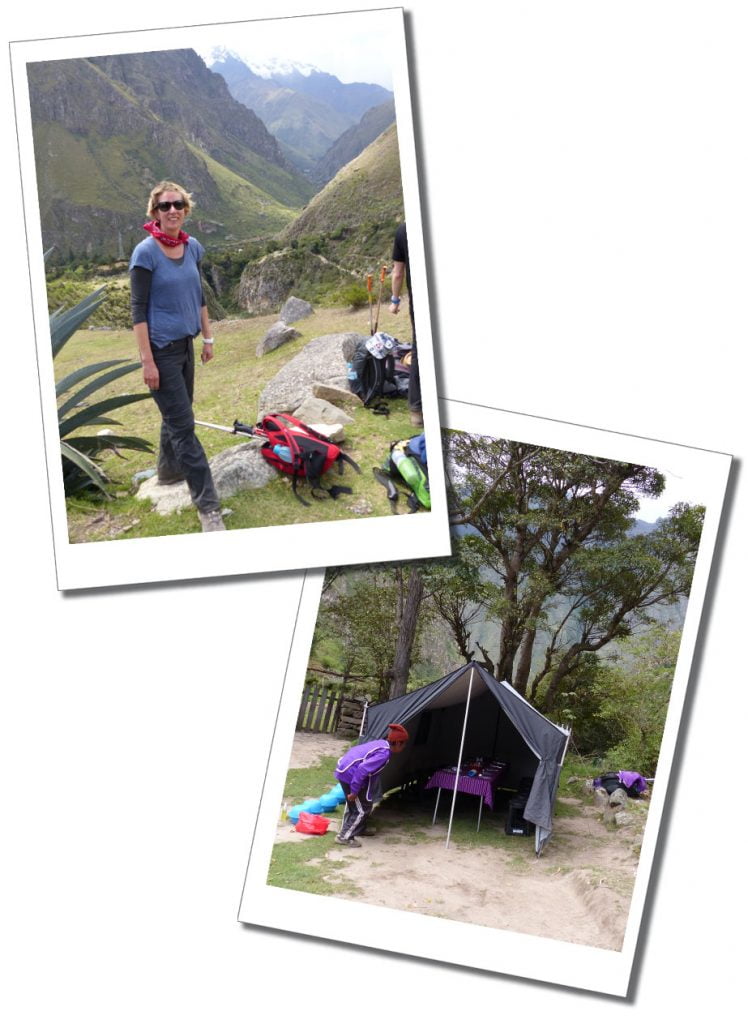 SueWhereWhyWhat and tent