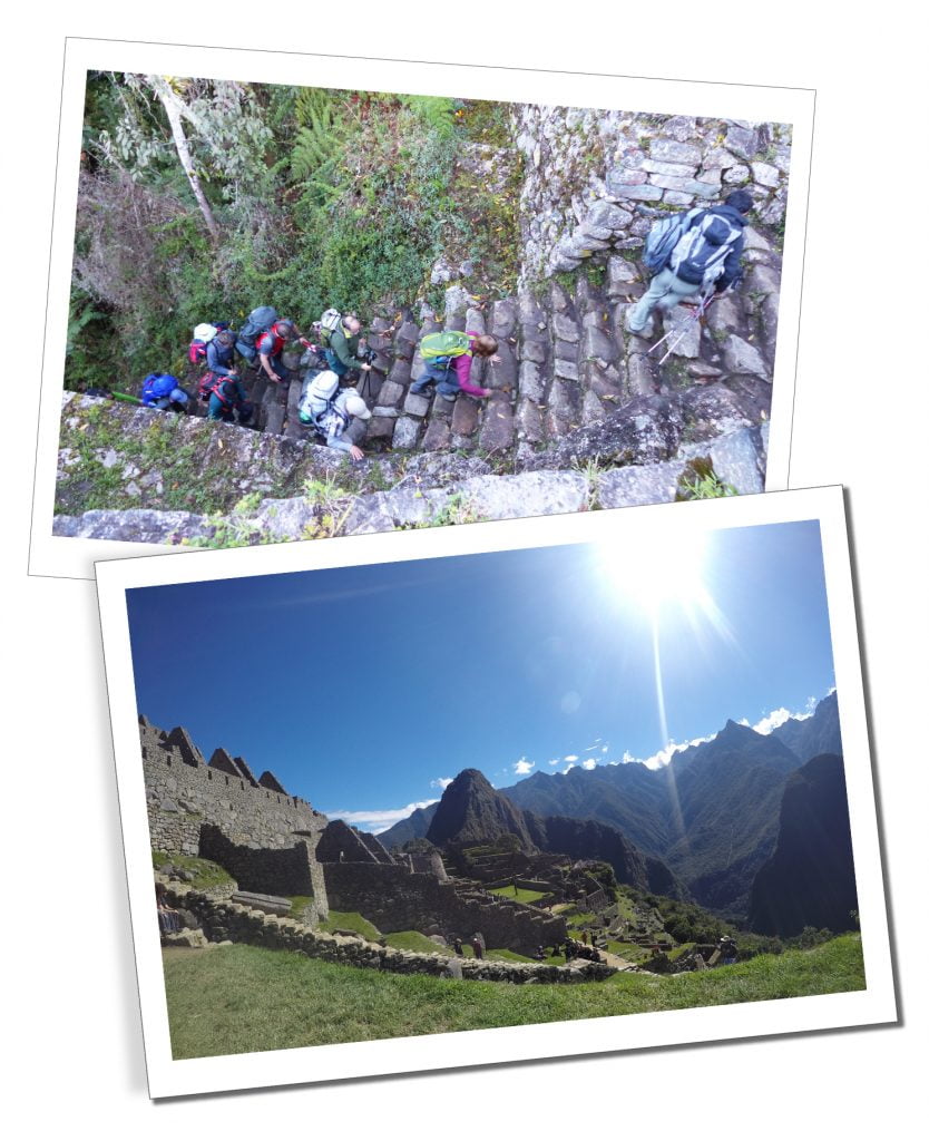 The Gringo Killer steps, Inca Trail