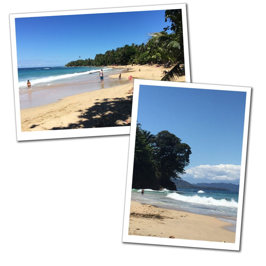 Cocles Beach in Costa Rica