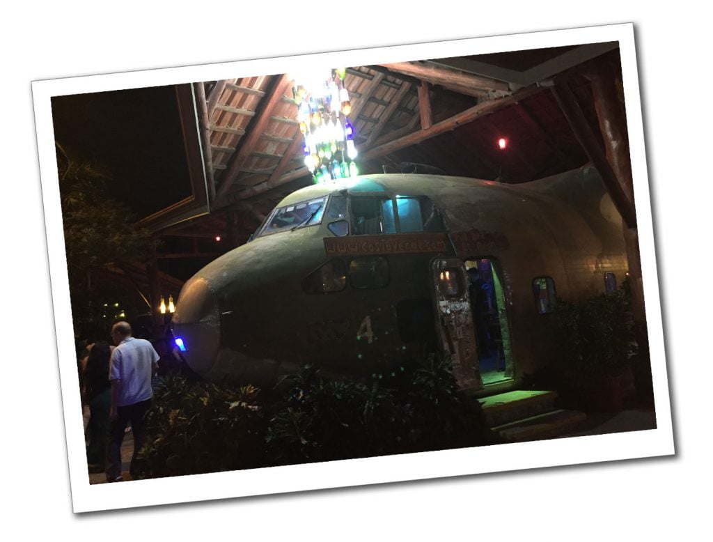 El Avion, converted cargo plane, Quepos, Costa Rica