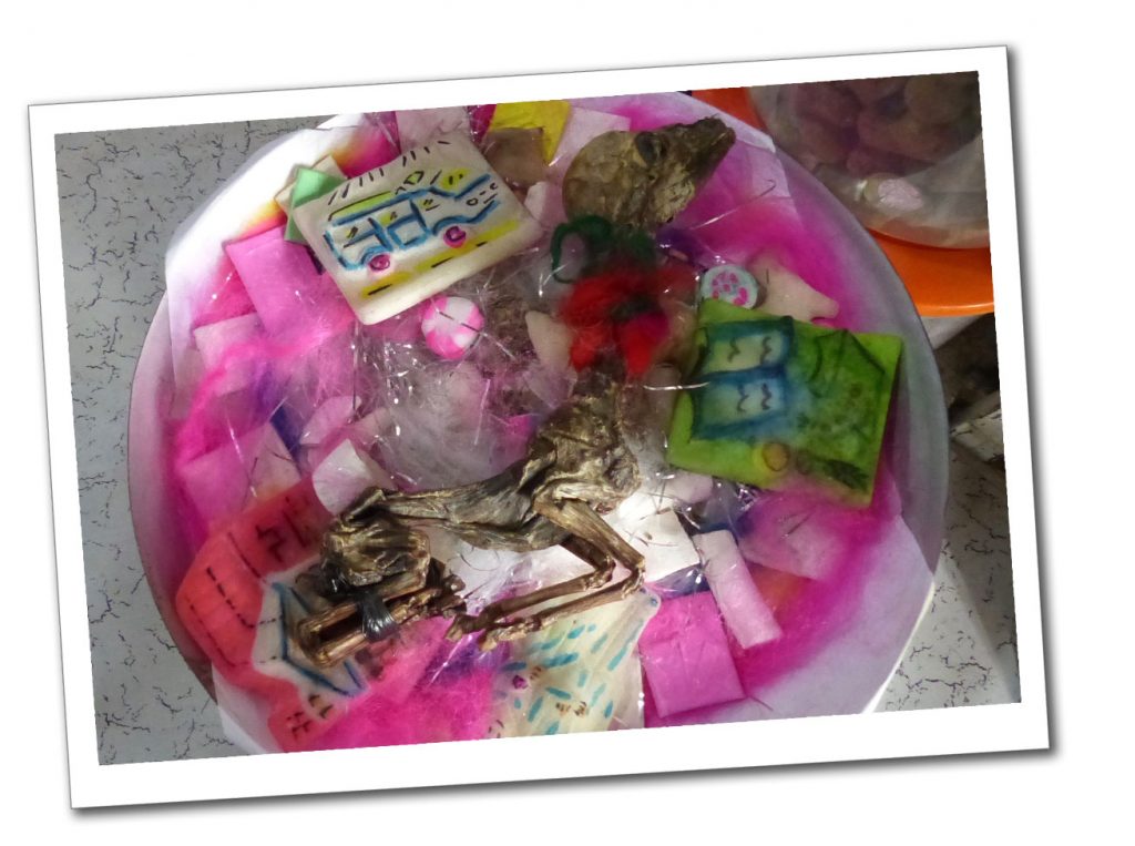 Trinkets from the Witches Market in La Paz, Bolivia