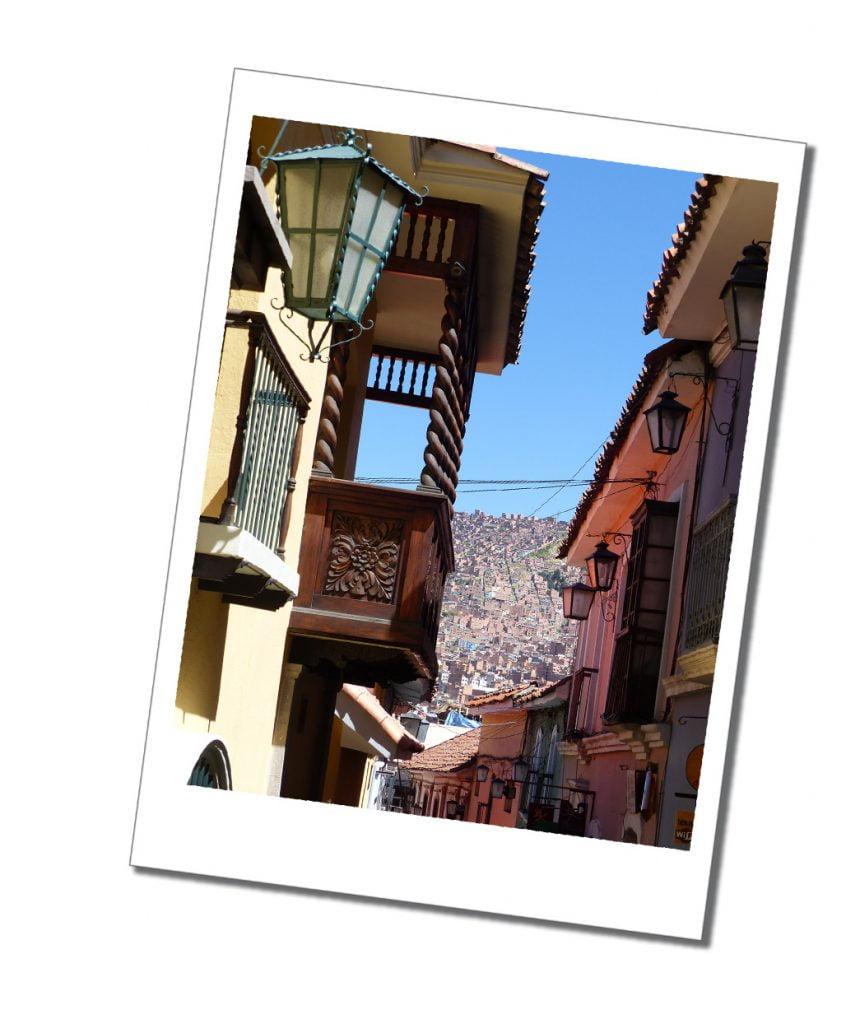 Calle Jaen in La Paz, Bolivia
