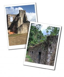 Martinique, Ruined houses, Caribbean