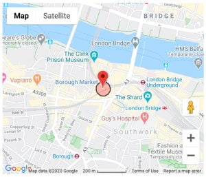 Google Map of Borough Market, London