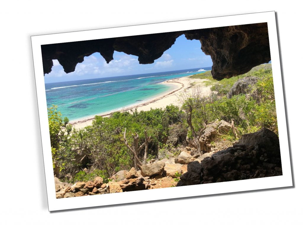 A cave at two foot bay, Barbuda