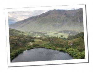 The beautiful green hills and lakes, at Wanaka, New Zealand