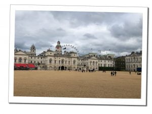 A view across horse guards parade, London