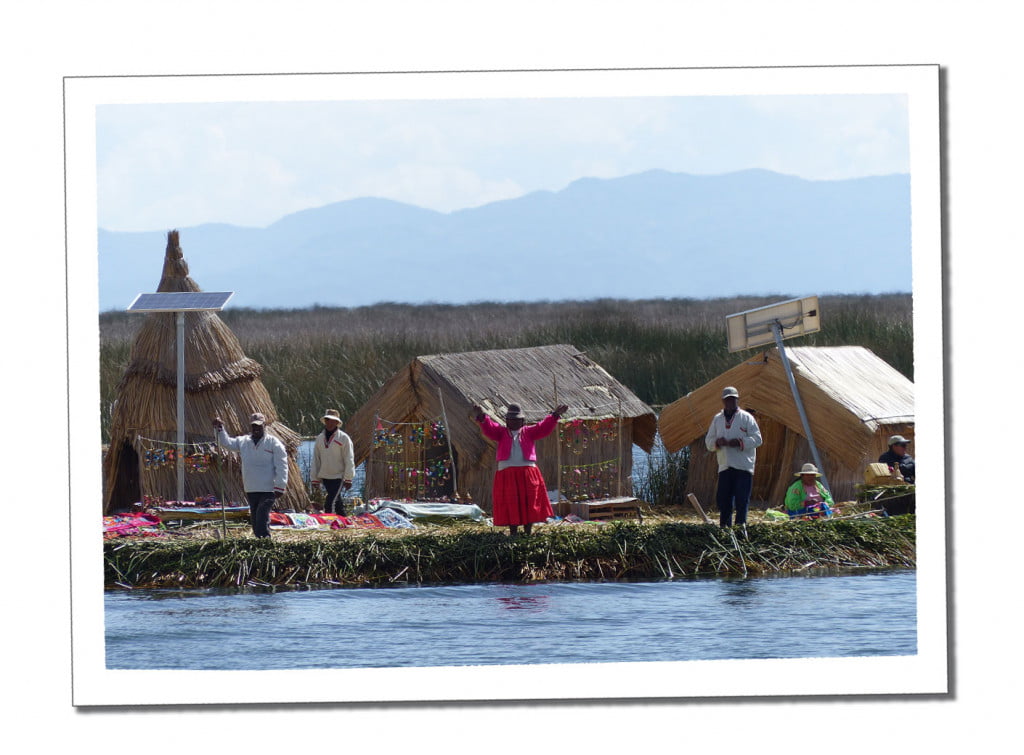 Local Inhabitants of a reed island Amazing 2 Day Homestay in Lake Titicaca