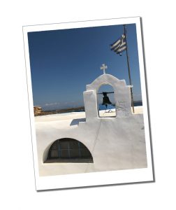 Bell and flag, Monastiri, Paros What to Do in Paros for 2 Days – Your Perfect Itinerary