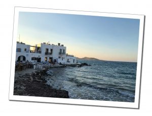 Naousa, shoreline at dusk What to Do in Paros for 2 Days – Your Perfect Itinerary