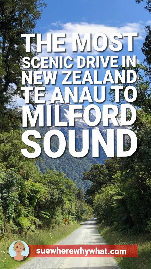 The breathtaking snow capped peaks lead you along the tree lined road to Milford sound